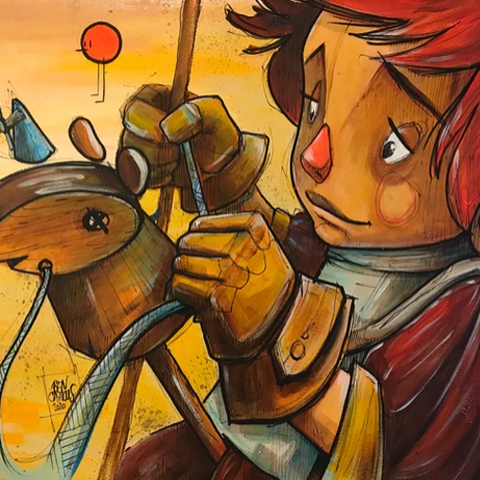 Ben Caillous : peintre et street artiste